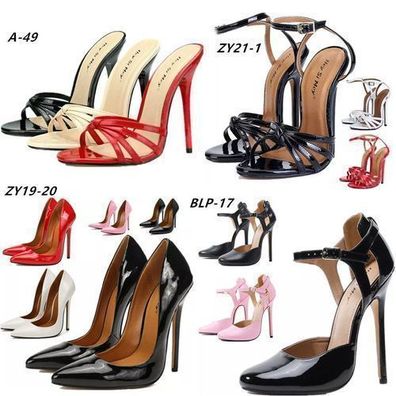 Neu Herren Crossdresser Stilettos Pumps Damen High Heels Drag Queen Party Schuhe