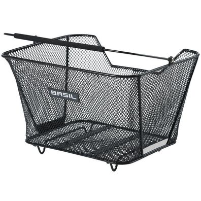 Fahrradkorb für hinten Basil Lesto 32 x 41 x 27 cm - Schwarz