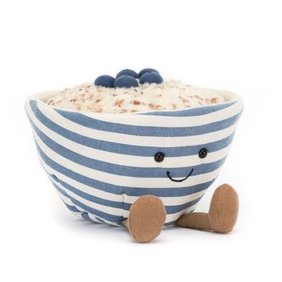 Original Jellycat Amuseable Oats Haferflocken Bowl Kuscheltier Plüschtier