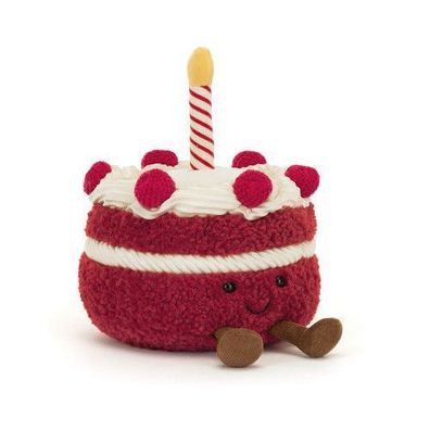 Original Jellycat Amuseables Cheri Cake Kirschtorte Kuscheltier Plüschtier Stofftier
