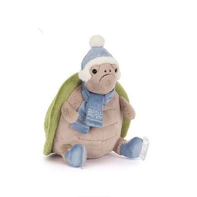 Jellycat Timmy Turtle Ice Skating Schildkröte Kuscheltier Plüschtier Stofftier 28cm