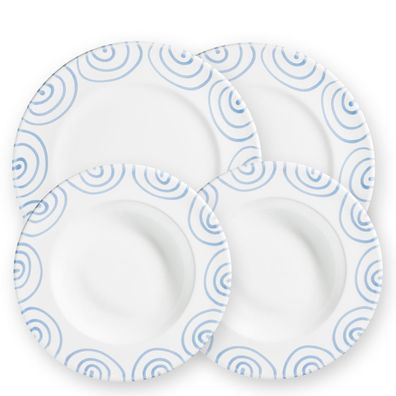 Gmundner Keramik Blaugeflammt, Dîner pour 2 Gourmet