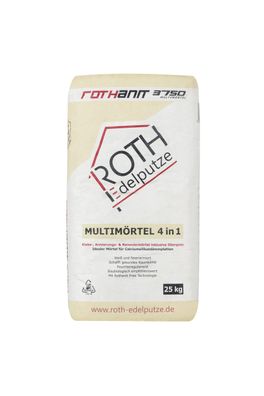 Roth Rothanit 3750 Multimörtel 4in1 weiß - Mit dem einzigartigen Mineral für dauer