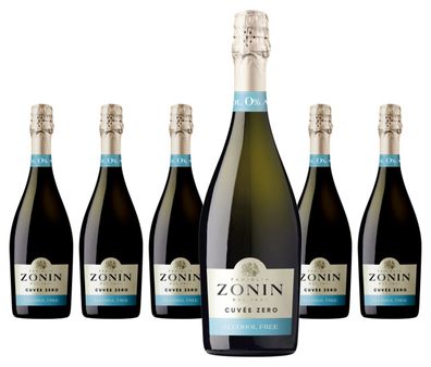 6 x Zonin Vino Cuveé Zero