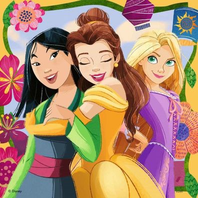 Ravensburger -Puzzle Disney Prinzessin 3x49p