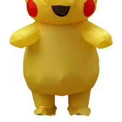 Pikachu Inflatable Cosplay Kostém Outfit Anime Halloween Karneval