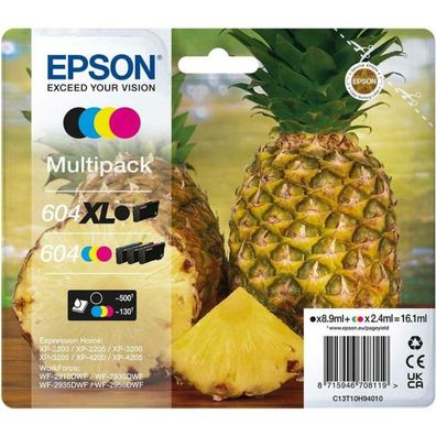 Epson 604604XL T10H94 schwarz, cyan, magenta, gelb Tintenpatronen