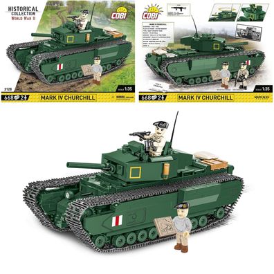 COBI 3128 Historical Collection Mark IV Churchill Infanteriepanzer