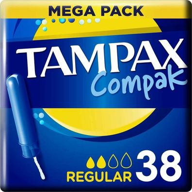 Tampax Compak Tampón Regular 38 U