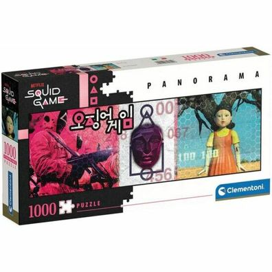 Tintenfisch Spiel Panoramapuzzle 1000Stück