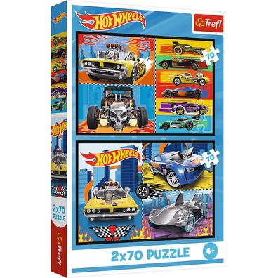 TREFL Puzzle Hot Wheels: 2x70 DLK Auto