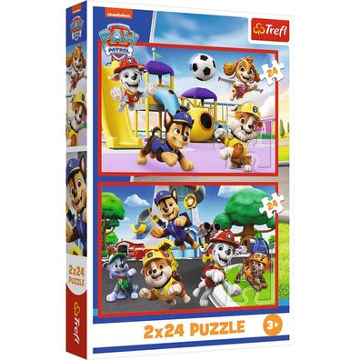 TREFL Puzzle Paws Patrol: Werde Ps Day 2x24-Dlks los