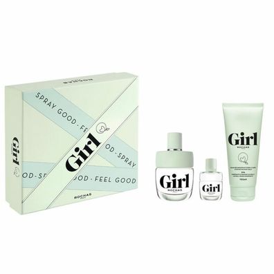 Rochas Girl Eau De Toilette Spray 100ml Set 3 Parti