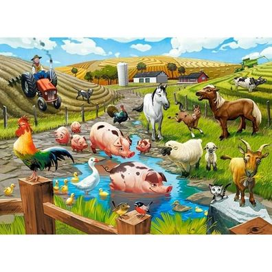 Castorland Puzzle Bauernhofleben 70 Teile