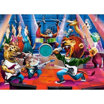 Castorland Puzzle Tierisches Rockkonzert 300 Teile