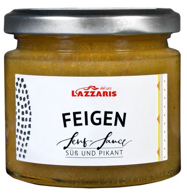 Lazzaris Feigen-Senf-Sauce (250 g)