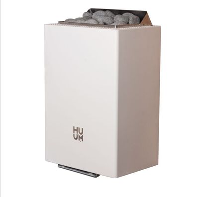 HUUM Core Wall Mini 3 White Saunaofen 3 kW finnischer Saunaofen Design Wandofen