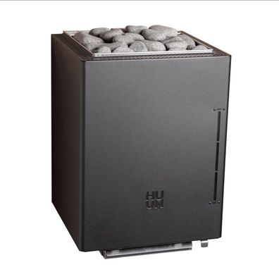 HUUM Core Wall Combi 9 Black Saunaofen 9 kW Combi Saunaofen Design Wandofen