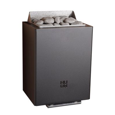 HUUM Core Wall 4 Black Saunaofen 4,5 kW finnischer Saunaofen Design Wandofen