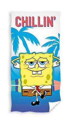 SpongeBob Badetuch Strandtuch Duschtuch SBOB224002 70 x 140 cm