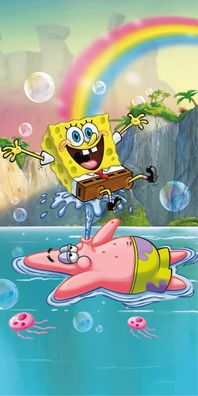 SpongeBob Badetuch Strandtuch Duschtuch 25TW054 70 x 140 cm