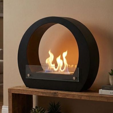 Dallas Tischkamin Ethanolkamin Schwarz