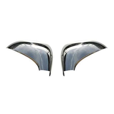 Spiegelkappen Spiegelabdeckung für Peugeot 308 2008-2014 Edelstahl Silber 2tlg