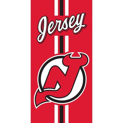 New Jersey Devils NHL National Hockey League Fan Eishockey Duschtuch 70 x 140 cm