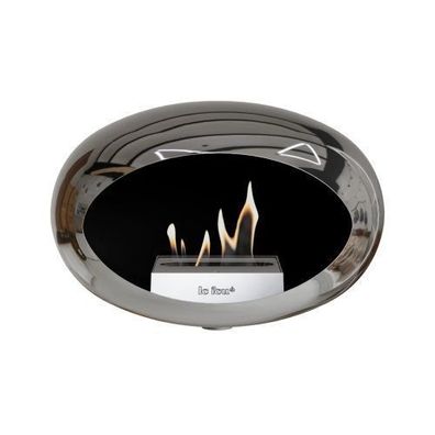 Le Feu Wall Silber Verchromt Ethanol Wandkamin