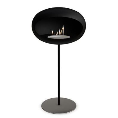 Le Feu Ground Steel High Dome 625 Schwarz Ethanolkamin
