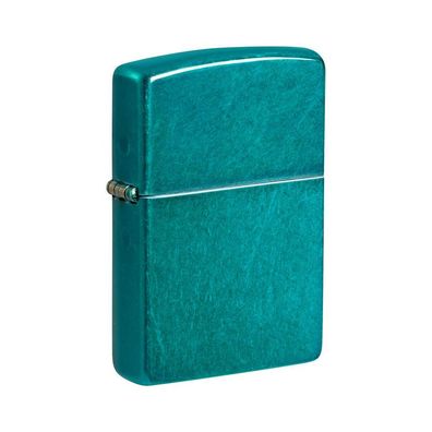 Zippo Benzin-Feuerzeug Candy Teal 60007677, unbefüllt