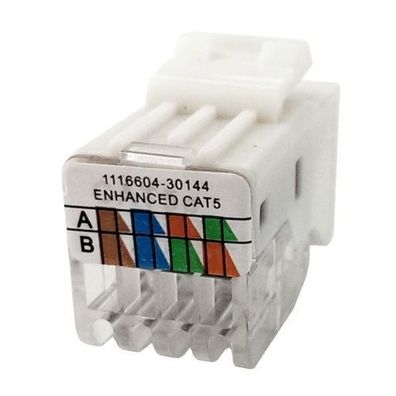 Einbaumodul Internet Modularkupplung KA11-U CAT5e RJ45 8/8 KeyStone Konnektor