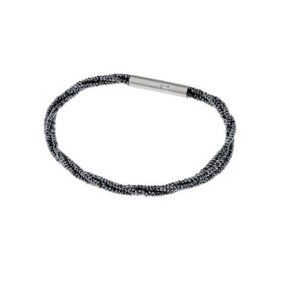 Armkette 19cm - Edelstahl - 3 fach Hämatit