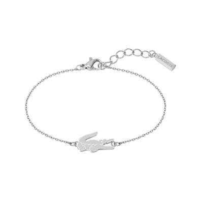 Lacoste - 2040046 - Armband - Damen - silber - 16,5cm - Crocodile