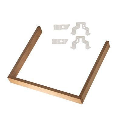 HUUM Core Wall Combi Safety Railing Schutzgeländer inkl. Halter in Weiß