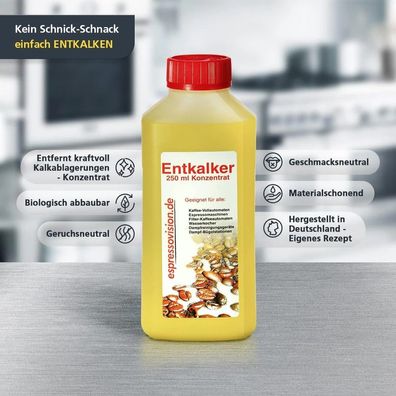 Espressovision Entkalker Konzentrat 3 * 250ml Flasche