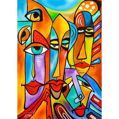 ENJOY Puzzle Gesichter von Bico 1000 Teile