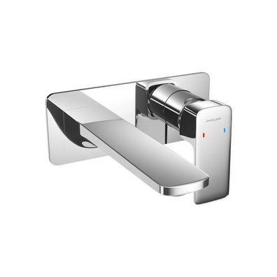 ECOLAM Waschtischarmatur Unterputz Armatur Badarmatur Keria chrom Messing Griff