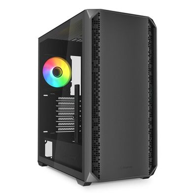 Sharkoon Sharkoon Gehäuse AK2 RGB ATX 1xGlas schwa