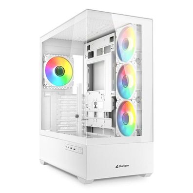 Sharkoon Sharkoon Gehäuse AK6 RGB ATX 1xGlas weiß
