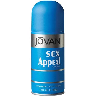 Jovan Sex Appeal For Men Deodorant Körperspray M 150 ml