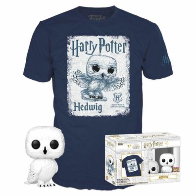 Set Figur POP & Tee Harry Potter Hedwig