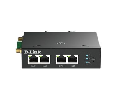 D-LINK DWM-314-T 4G LTE M2M VPN Router 4x Fast Ethernet LAN 1x 4FF-Nano-SIM Slot