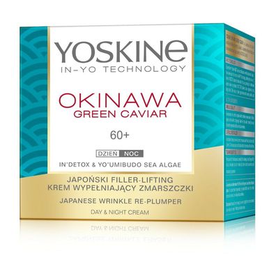 Yoskine Okinawa Grüner Kaviar 60+ Faltenauffüllende Tages- & Nachtcreme 50ml