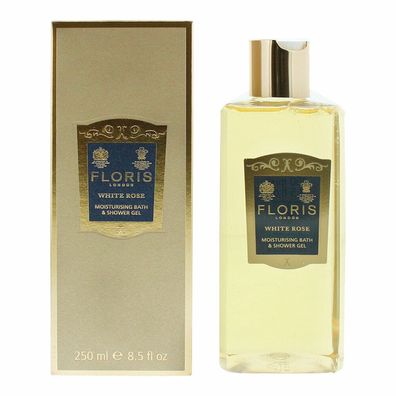 Floris London White Rose Moisturising Bath Shower Gel 250ml