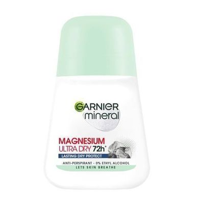 Garnier Mineral Antitranspirant mit Magnesium, Ultra Dry Roll-On, 50ml