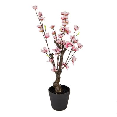 Clayre & Eef Kunst-Kirschblüte 48 cm Rosa Kunststoff (Gr. 10x10x48 cm)