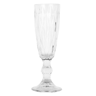 Clayre & Eef Champagnerglas 175 ml Transparant Glas (Gr. Ø 7x20 cm / 175 ml)