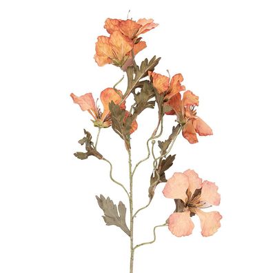 Clayre & Eef Kunstblume 82 cm Orange Kunststoff (Gr. 8x20x82 cm)