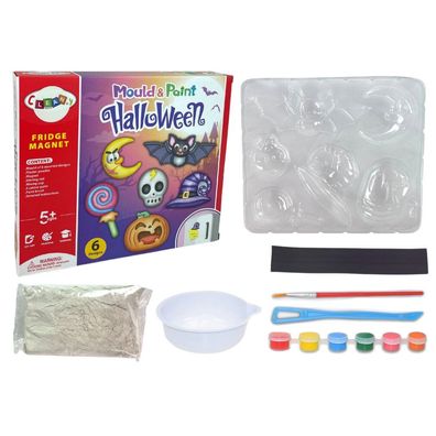 Leantoys DIY Halloween Magnete Gipsabdrücke Kürbis Kit